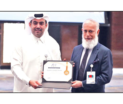 Engr. Sk. Bashir Ahmed Mamun Receives ‘Certificate of Appreciation’ from Asian Gymnastics Union